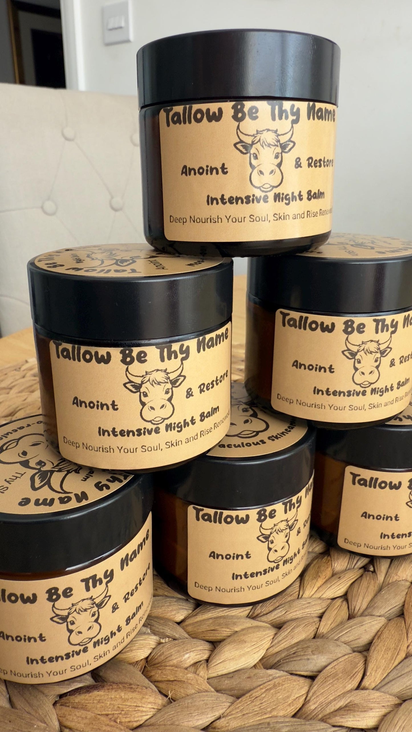 Intensive Night Balm – Tallow Moisturiser for Dry Skin
