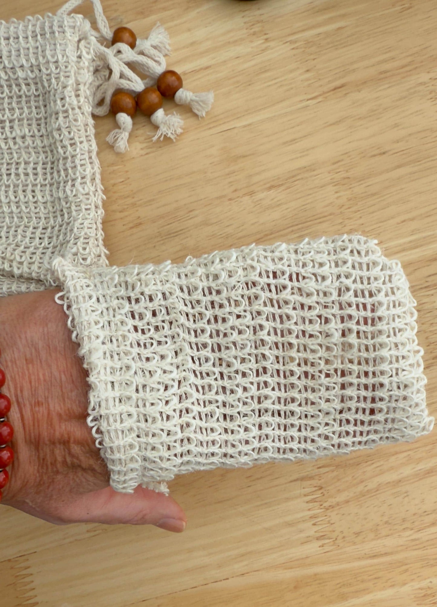 Sisal Soap Saver Bag – Natural Exfoliating Pouch