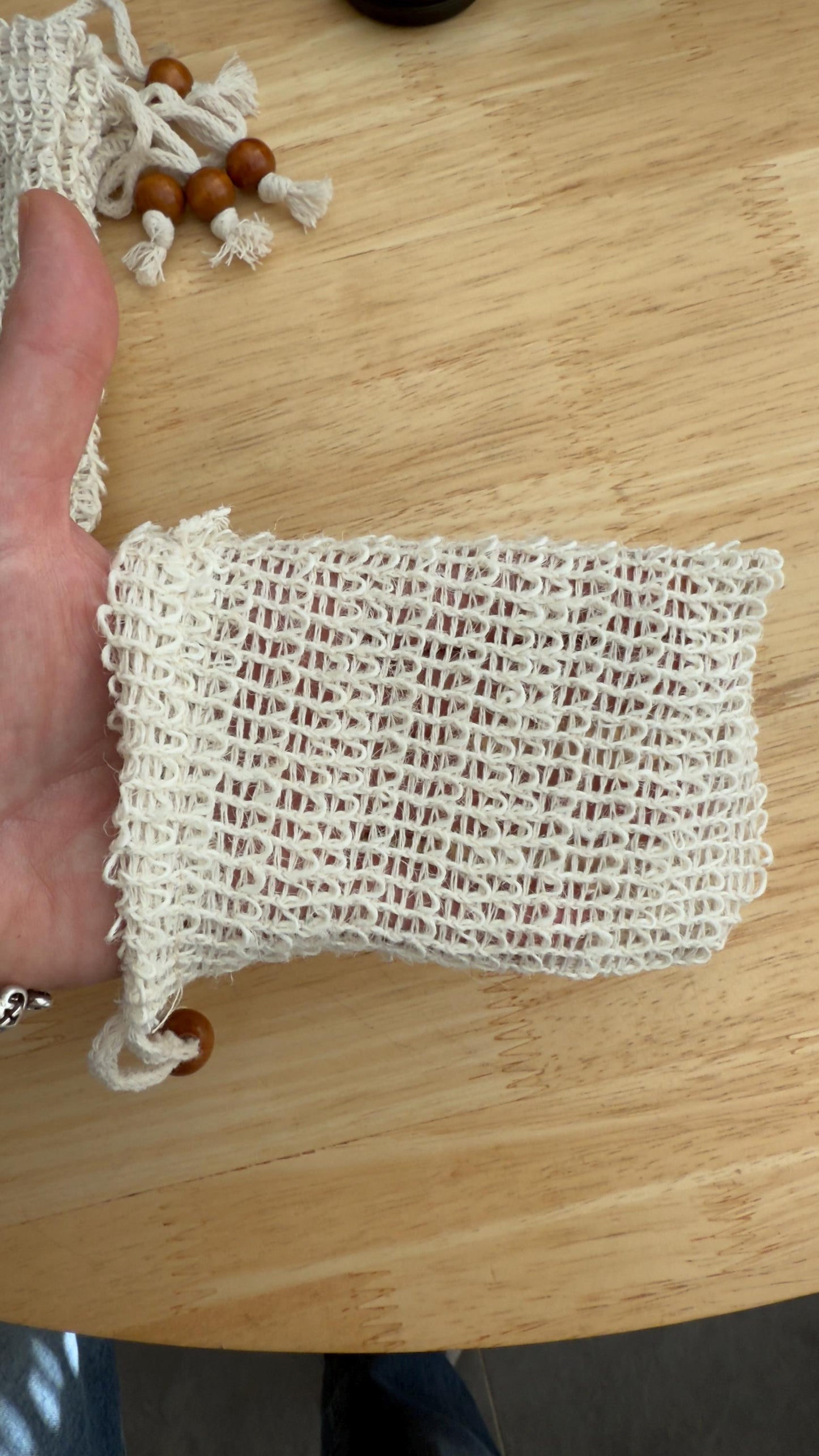 Sisal Soap Saver Bag – Natural Exfoliating Pouch