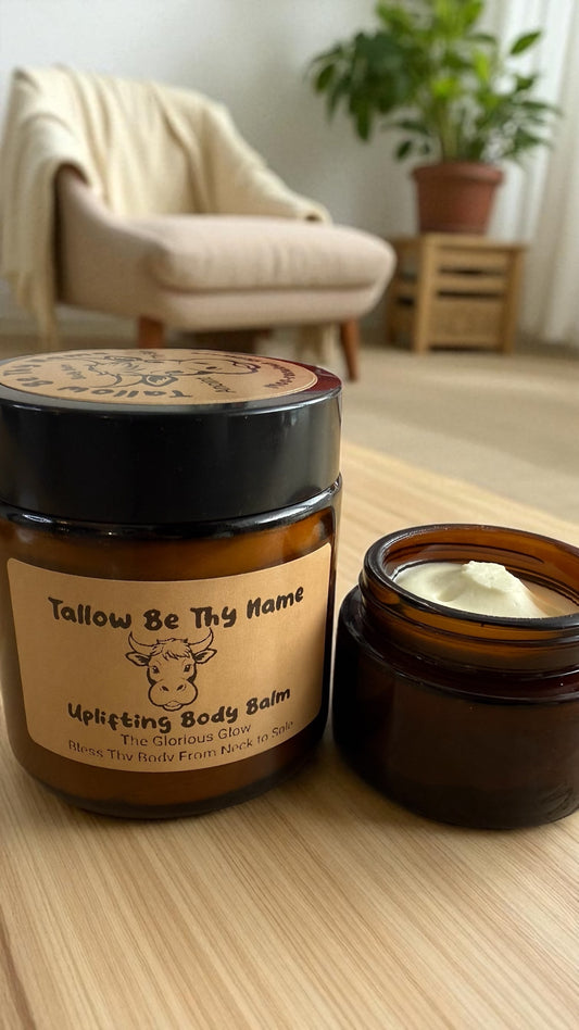 Uplifting Body Balm – Grass-Fed Tallow Moisturiser