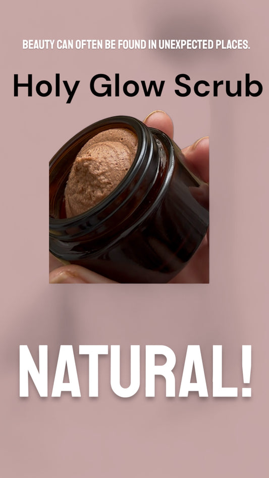 Holy Glow Facial Scrub – Tallow & Pink Clay Exfoliator