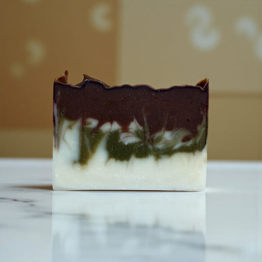 Chocolate and PepperMint Tallow Soap - Delicious Limited Edition Winter Indulgence