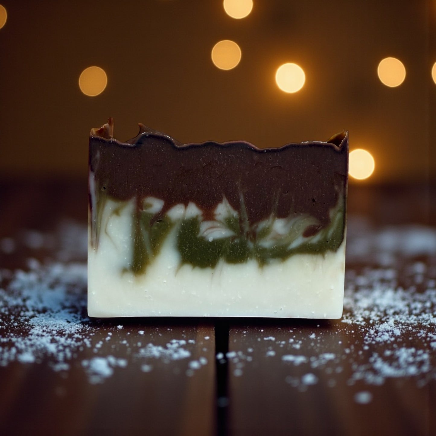 Chocolate and PepperMint Tallow Soap - Delicious Limited Edition Winter Indulgence