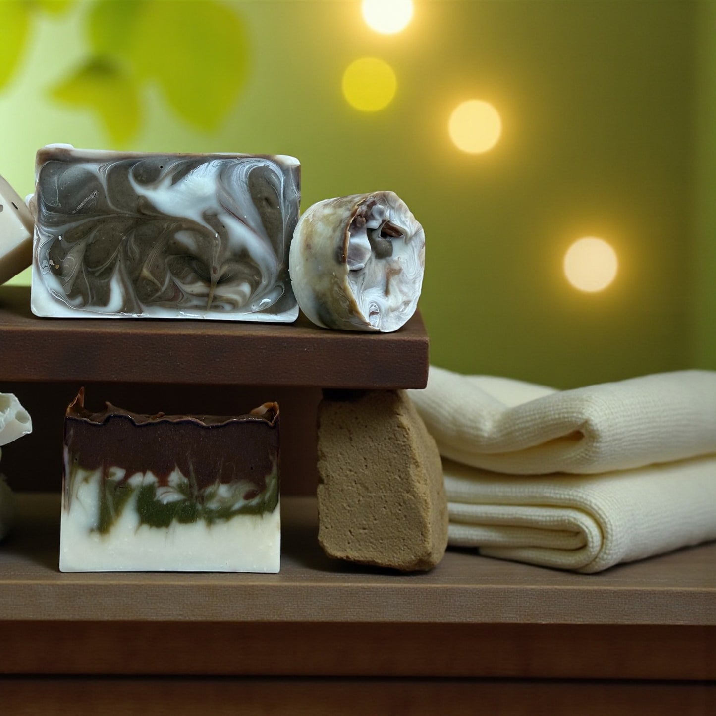 Chocolate and PepperMint Tallow Soap - Delicious Limited Edition Winter Indulgence