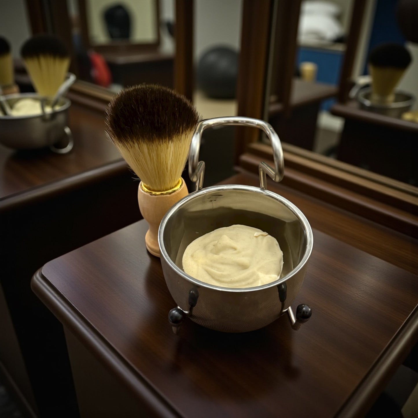 Shaving Bowl and Brush (includes soap)