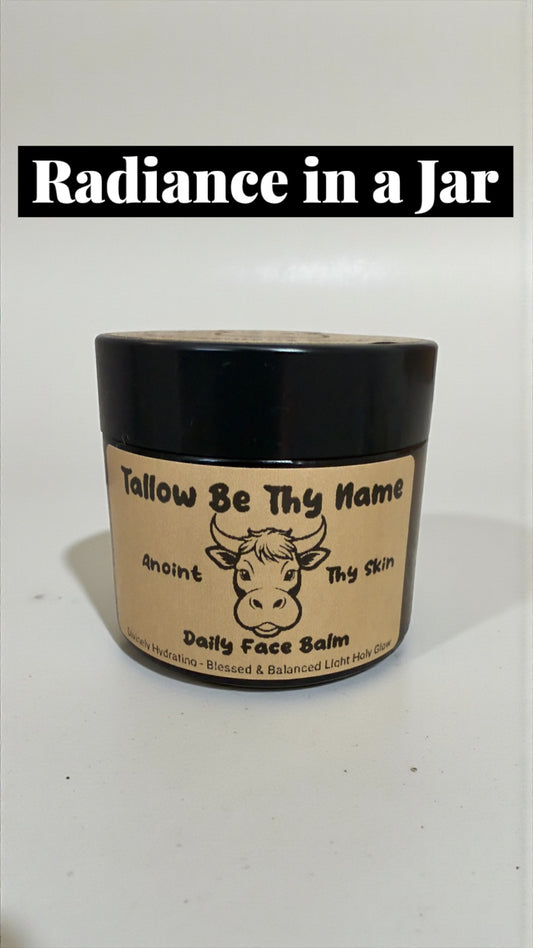 Blessed & Balanced Face Day Balm – Lightweight Tallow Moisturiser