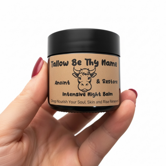 Intensive Night Face Balm – Tallow Moisturiser for Dry Skin