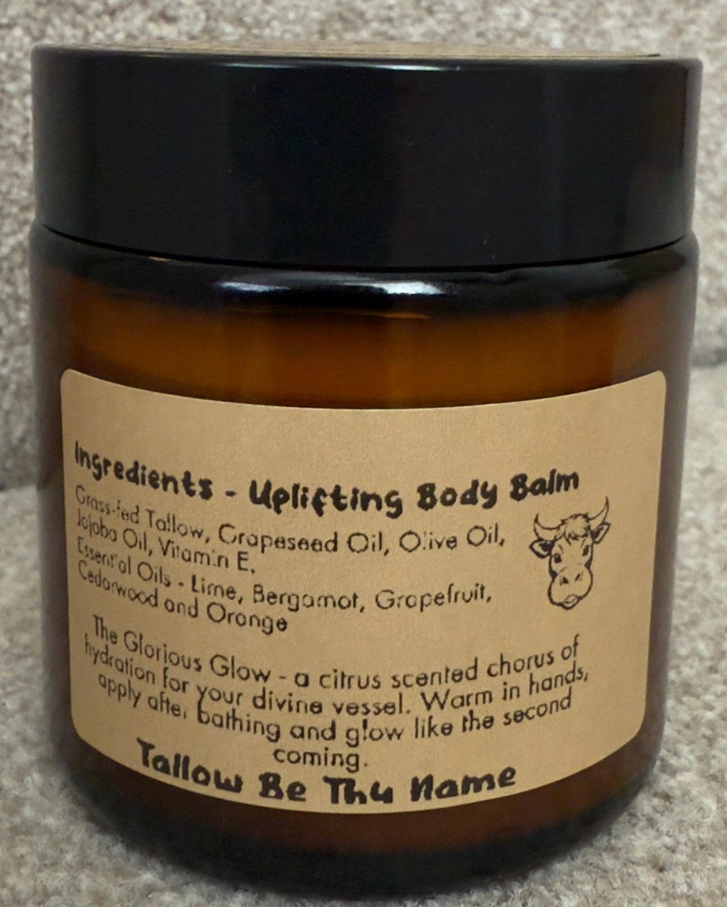 Uplifting Body Balm – Grass-Fed Tallow Moisturiser