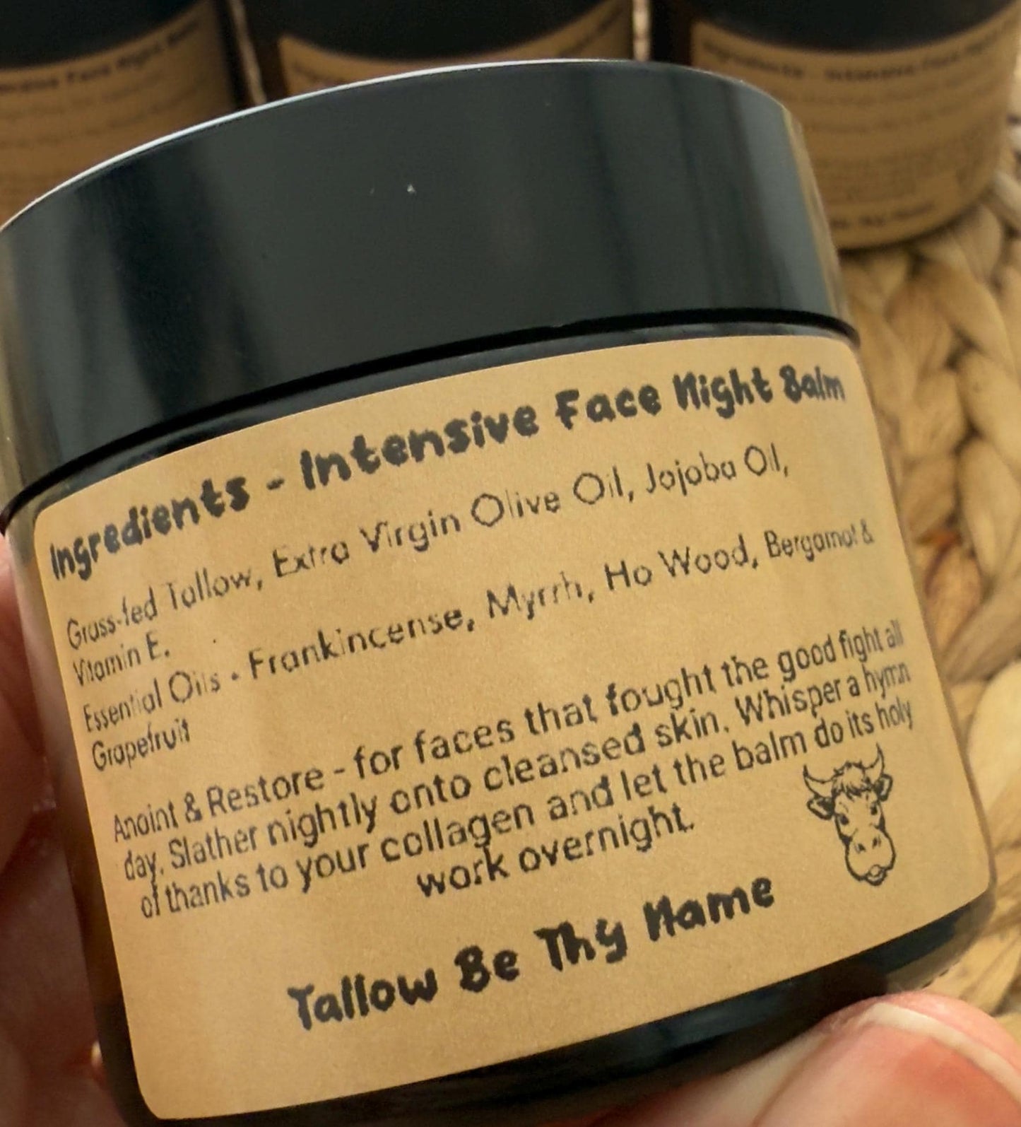 Intensive Night Balm – Tallow Moisturiser for Dry Skin