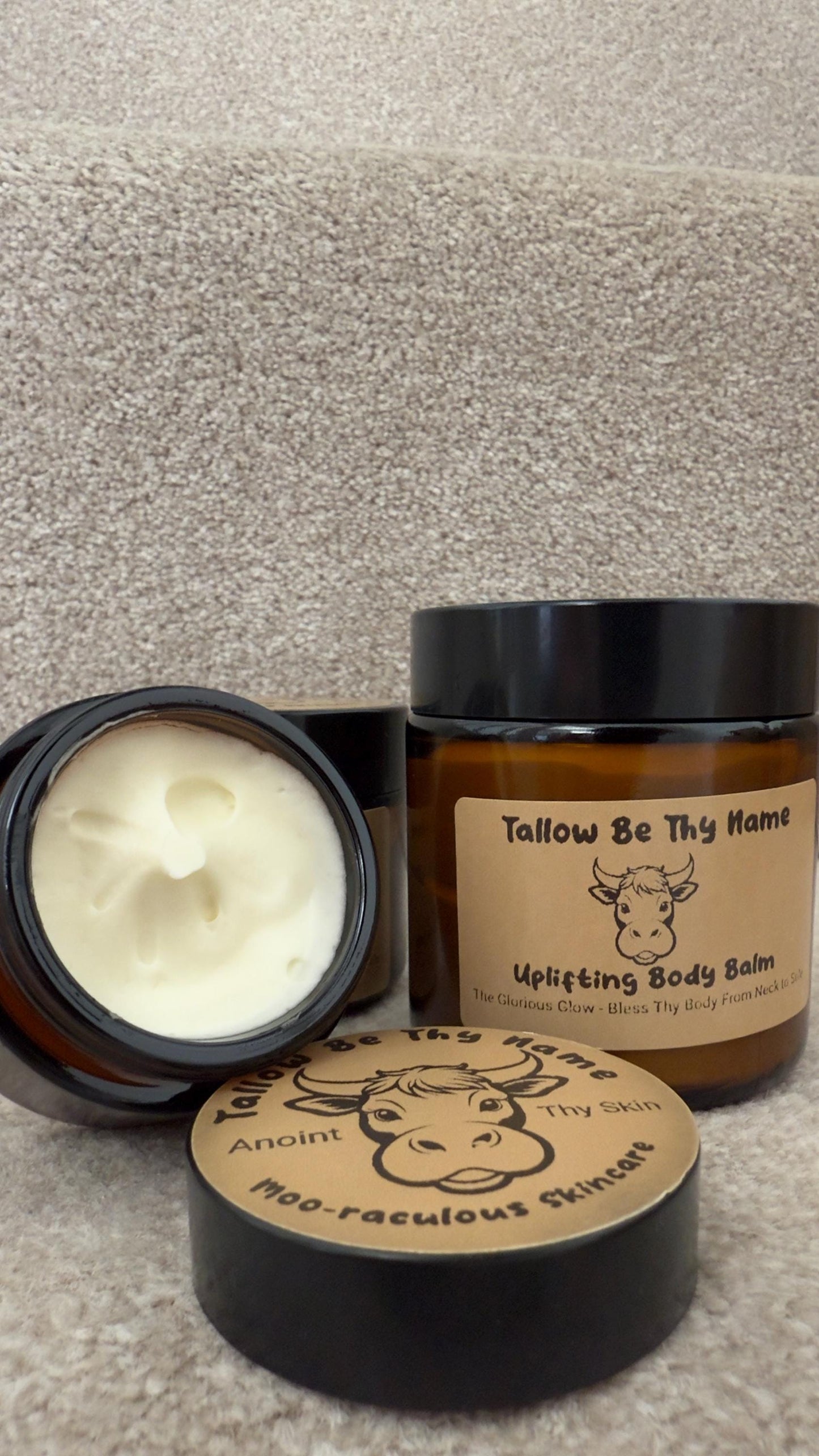 Uplifting Body Balm – Grass-Fed Tallow Moisturiser