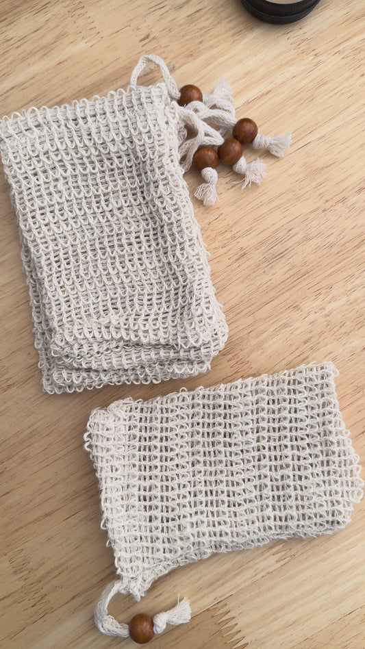 Sisal Soap Saver Bag – Natural Exfoliating Pouch